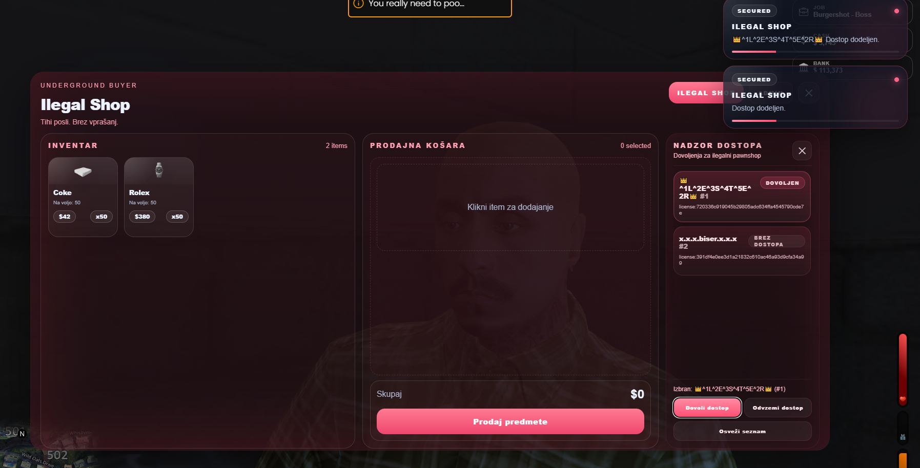 Advanced Pawnshop System