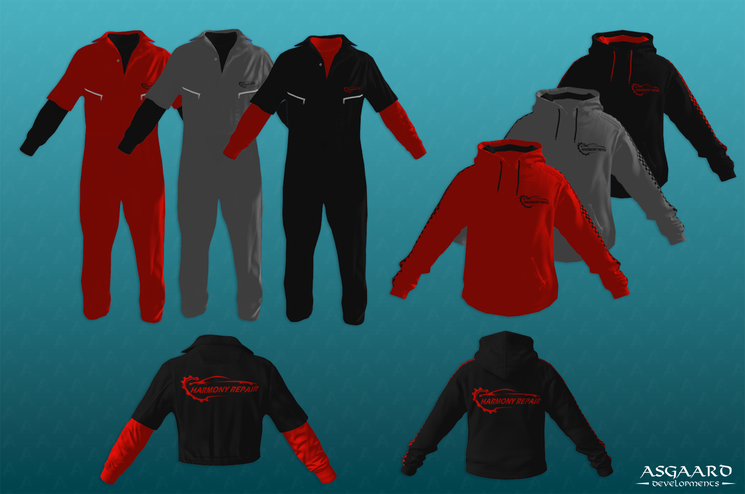 Harmony Repair Clothing Pack