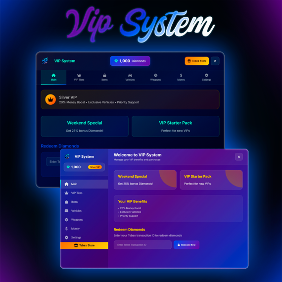 MG - VIP System - ESX/QB/QBOX - Open Source