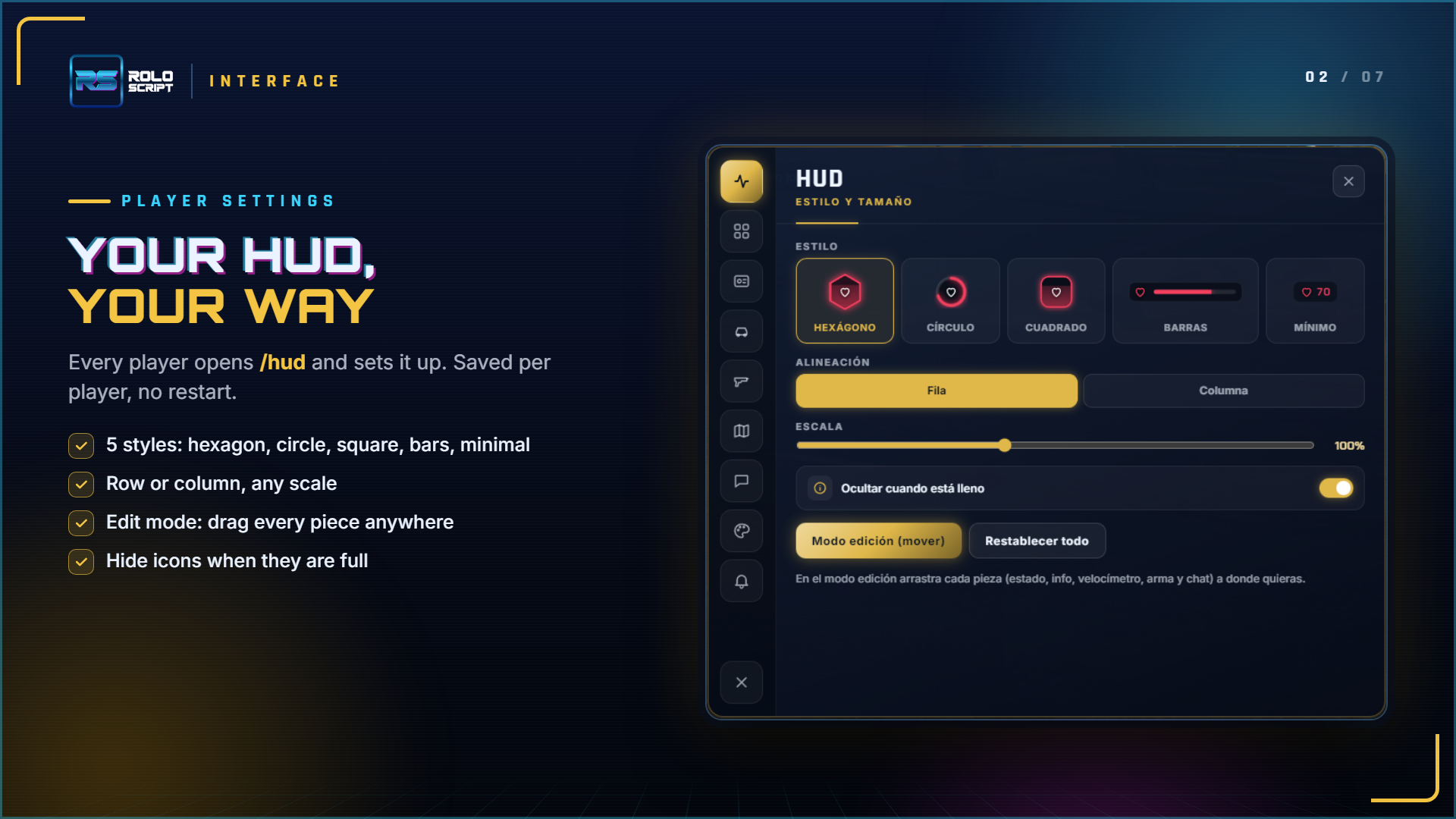 Rolo Interface