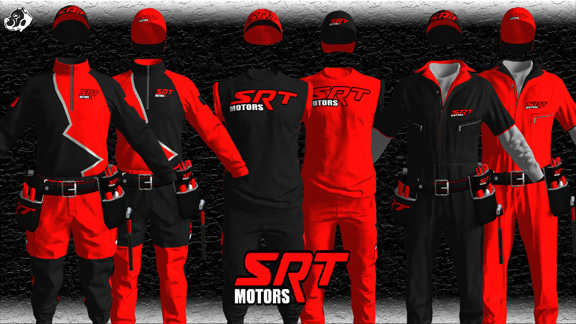 SRT Motors Mech Bundle | Fivem Mechanic Clothing