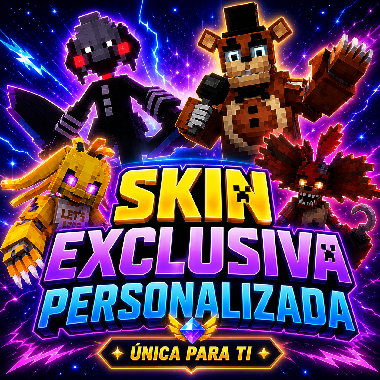 Skin Exclusiva Personalizada
