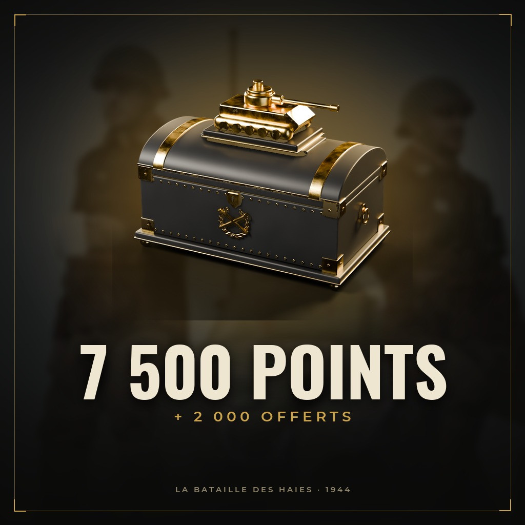 7 500 points + 2 000 offerts