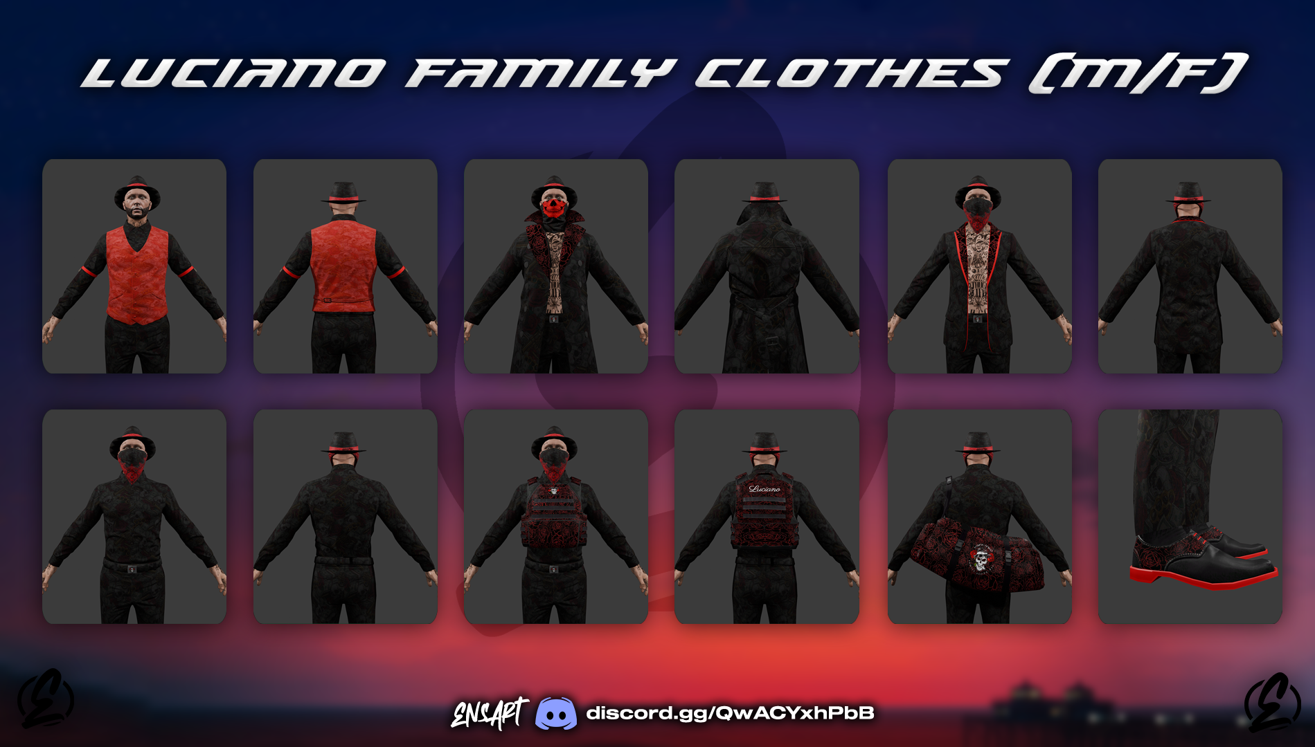 Luciano Family (Male/Female)