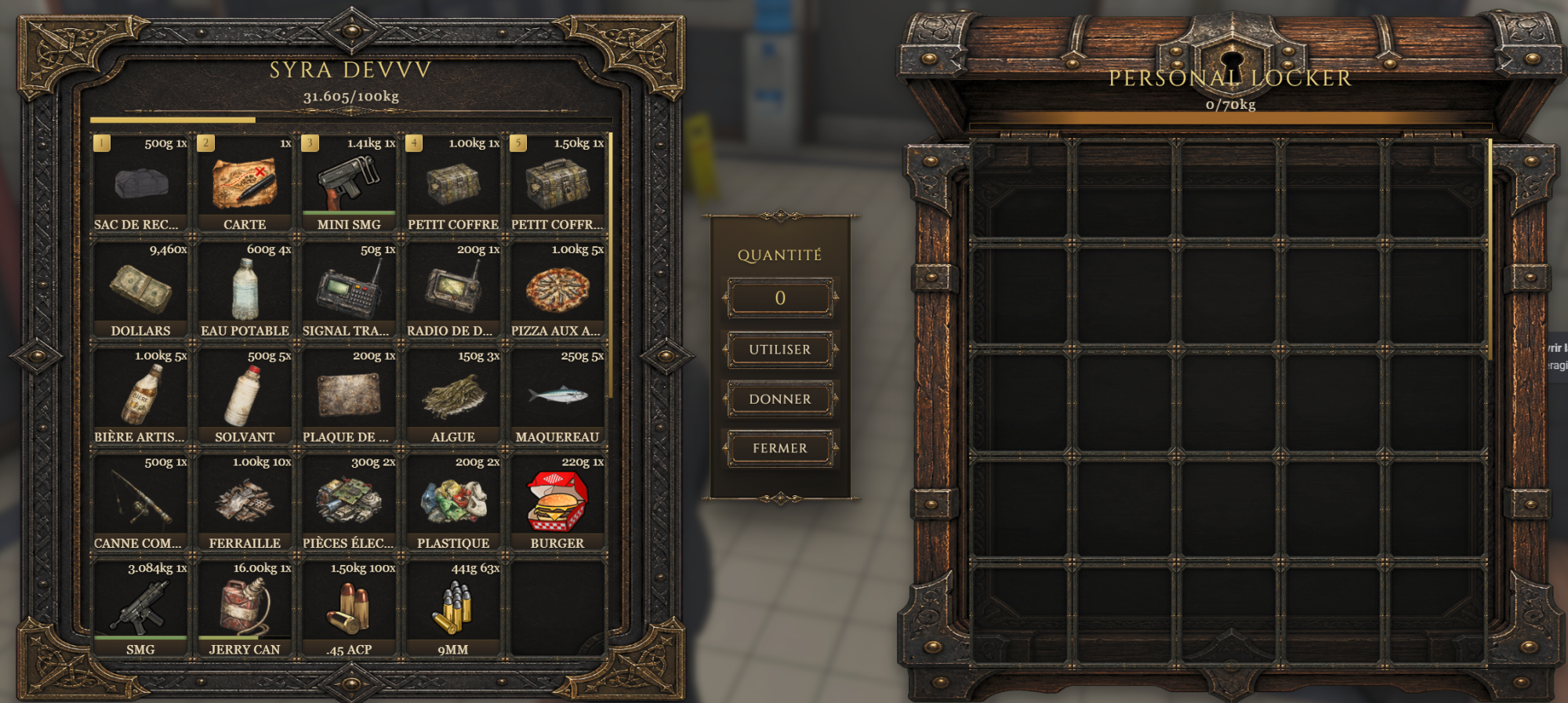 Medieval ox-inventory redesign