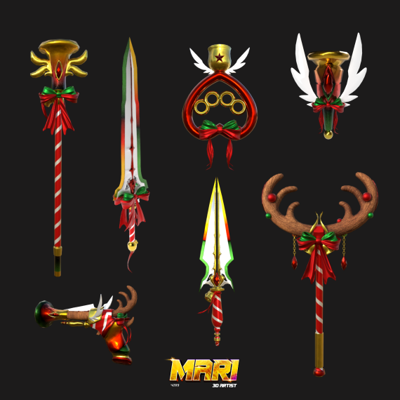 Weapon Christmas 2024 Set