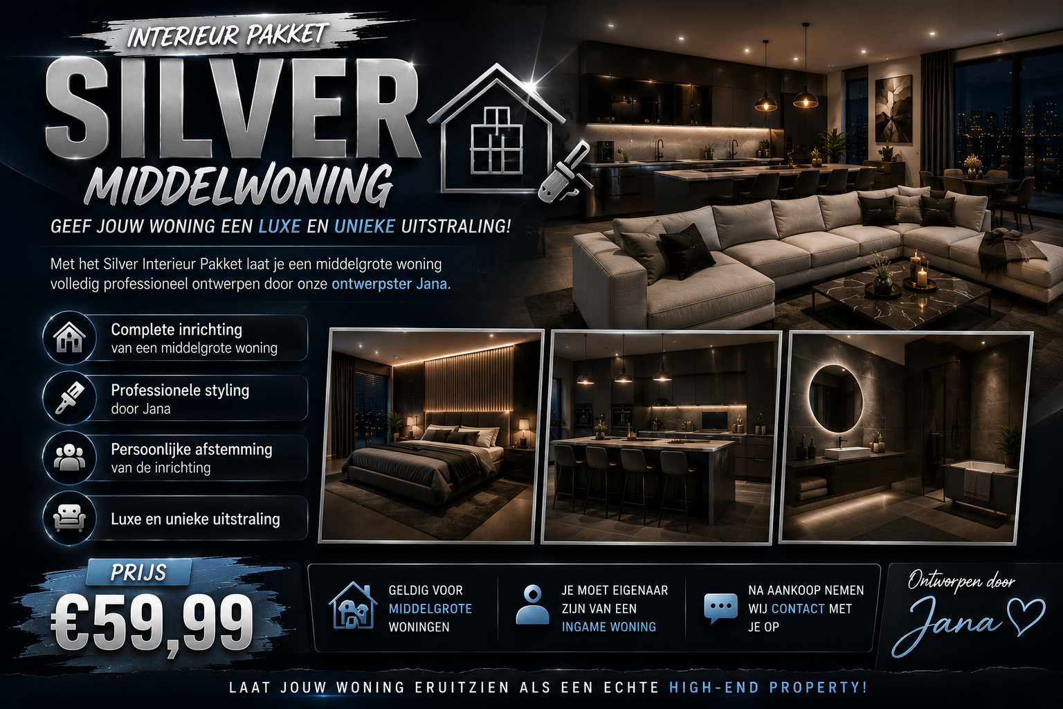 Silver Interieur Pakket