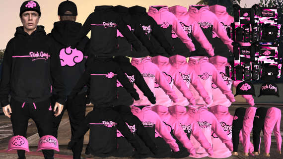 Pink Hoodies V2 [Male & Female]