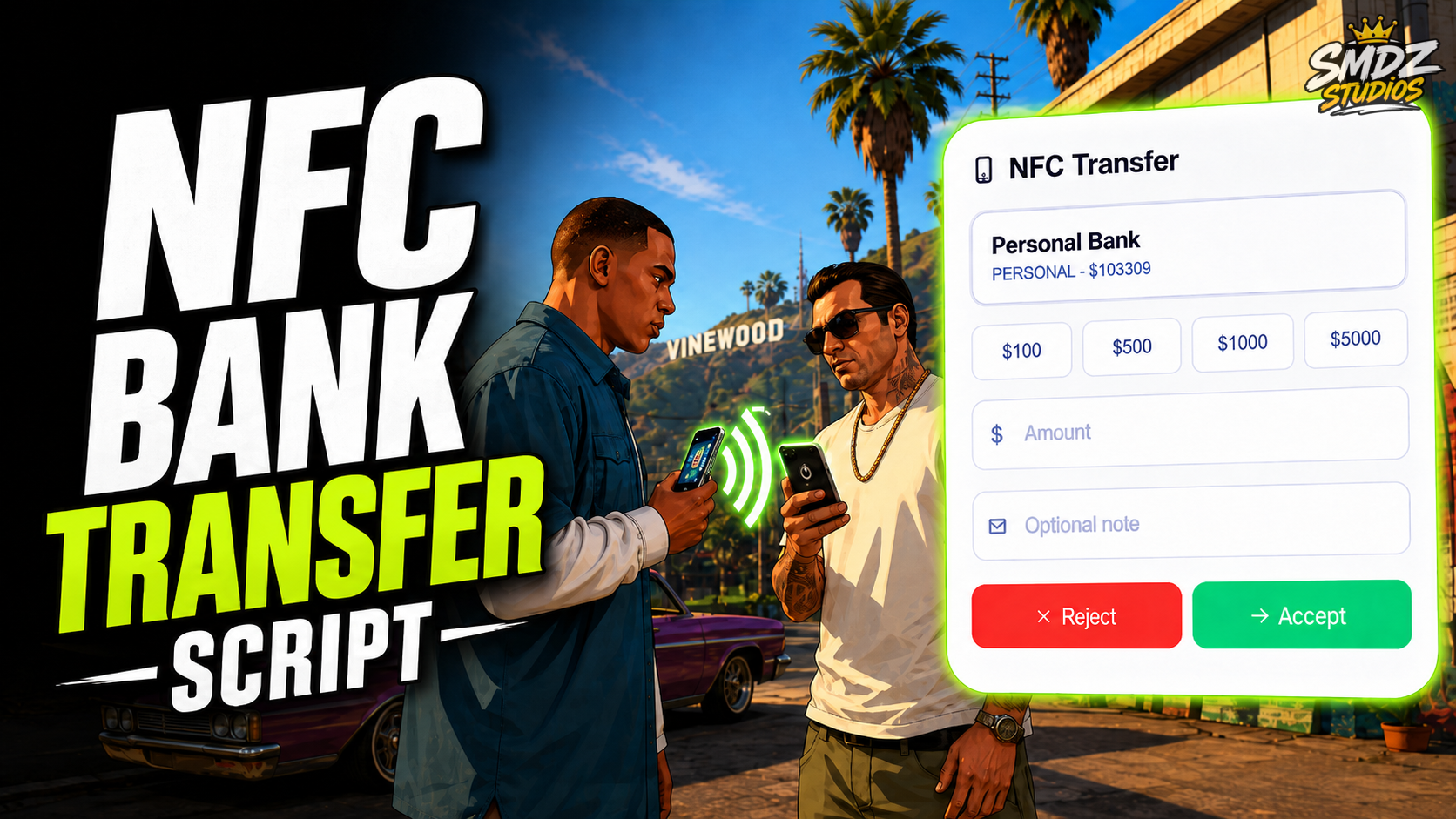 [ESX/QB/QBX] NFC Transfers