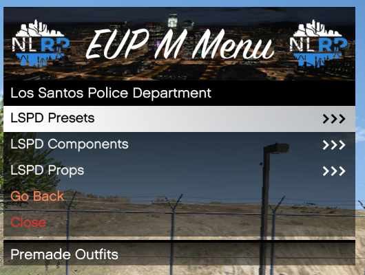 Advanced EUP Menu
