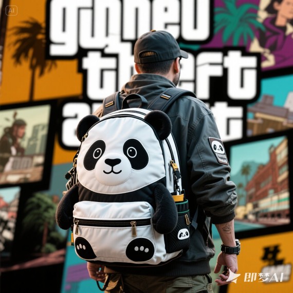 【ESX/QB】吉伊卡哇背包饰品-熊猫款