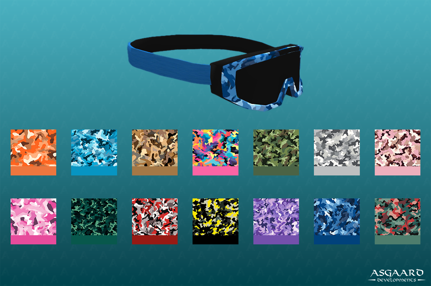 Camouflage Ski Goggles