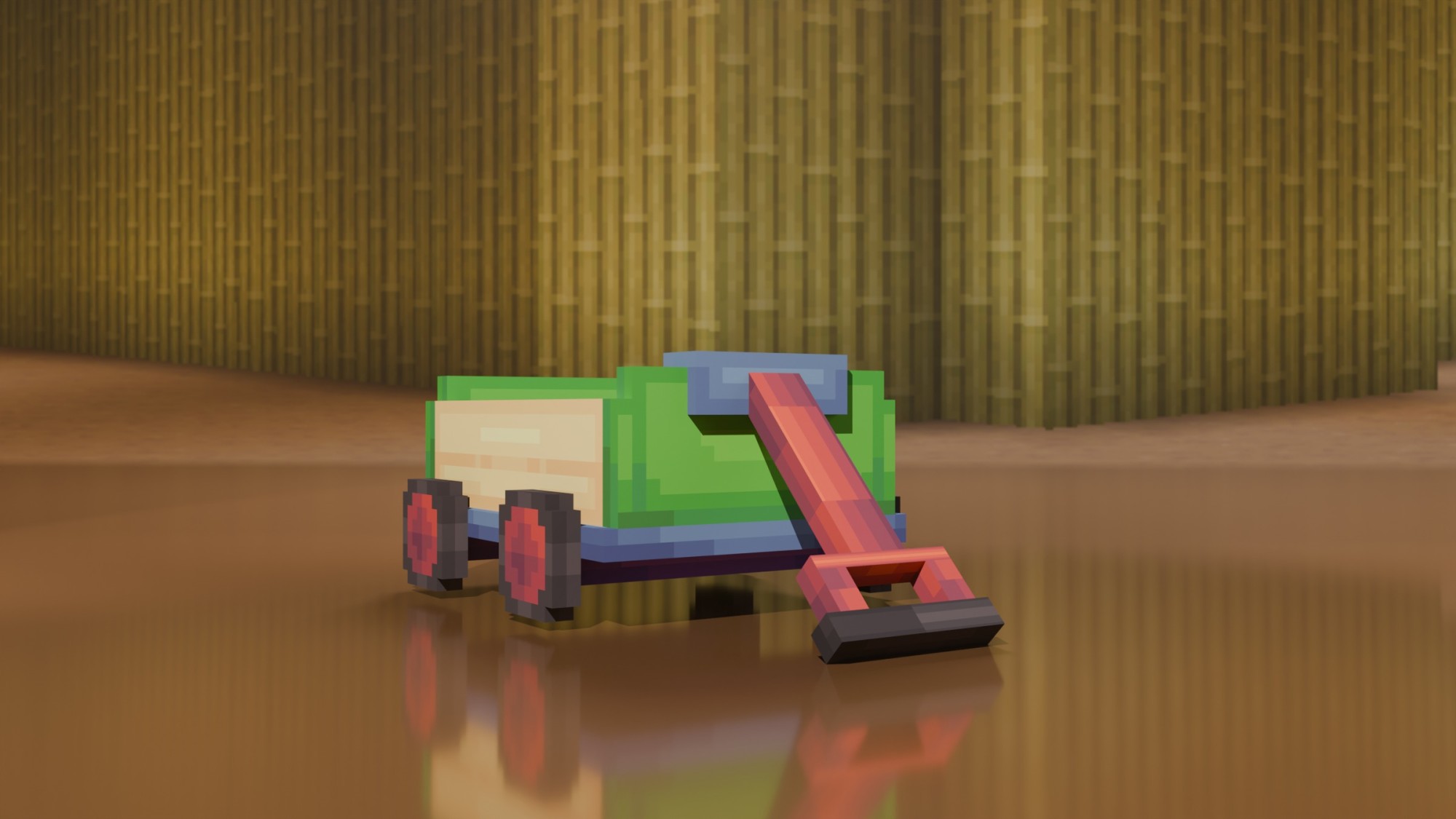 Toy Wagon — cosmetic Furniture v2 item on the NovaVoid Cat Civilization Minecraft server