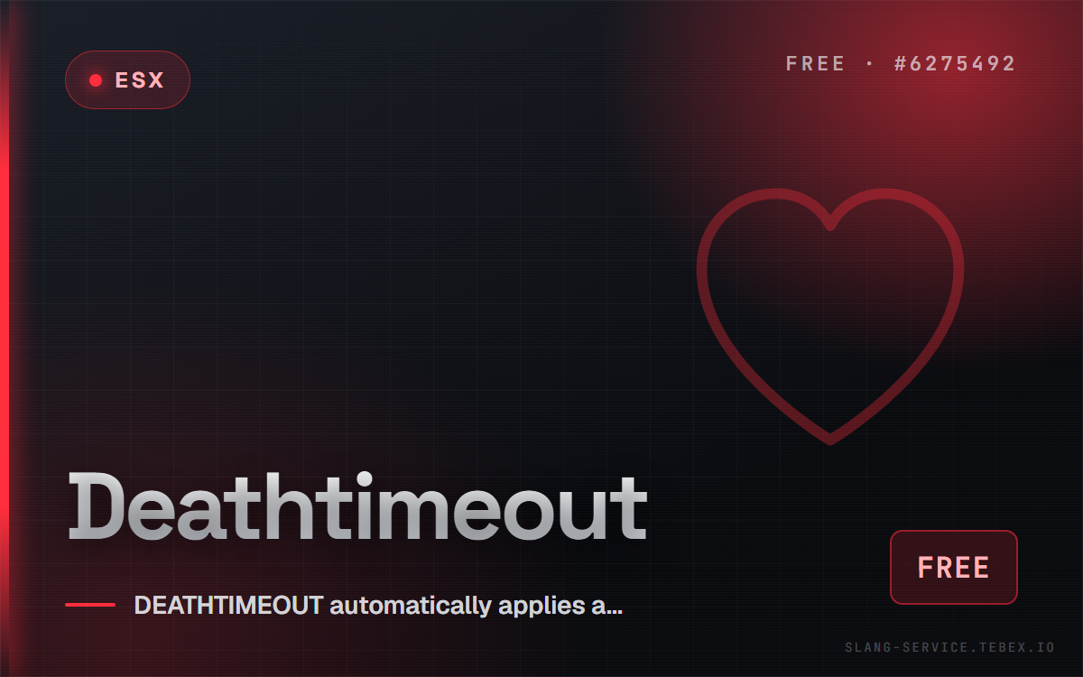 [ESX] Deathtimeout