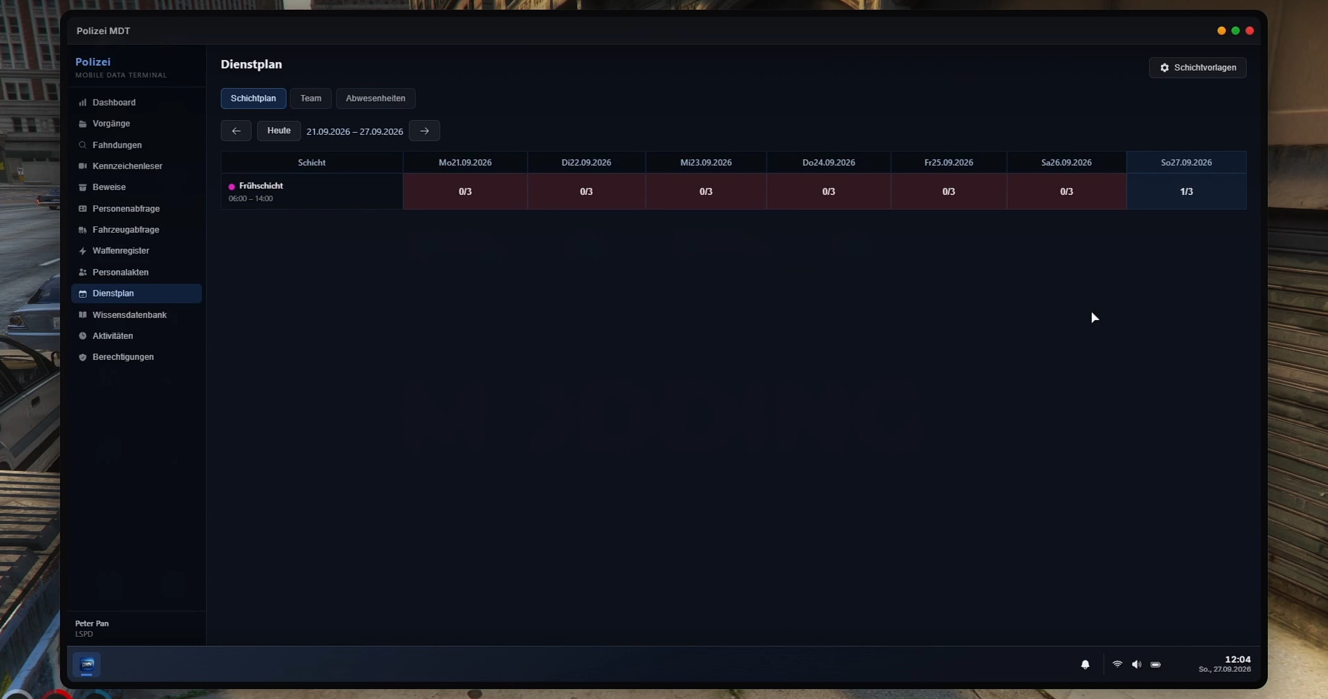 Ultimatives Polizei MDT Screenshot 11