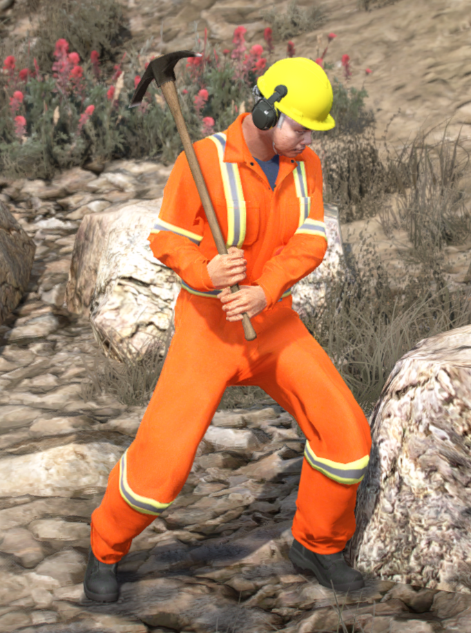 MP Male & MP Female Miner Outfit