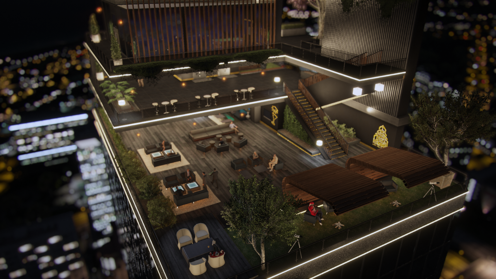 Skkyline Reverie Rooftop Lounge  + Business Script