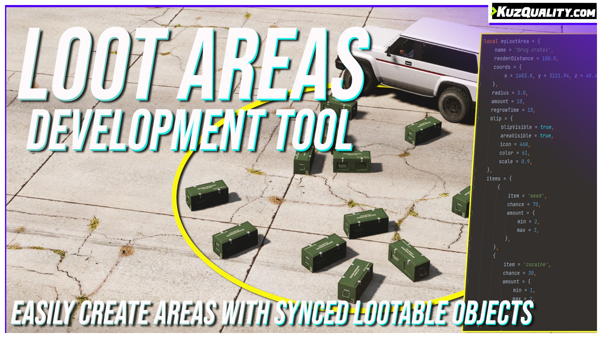 FiveM Script Loot Areas 