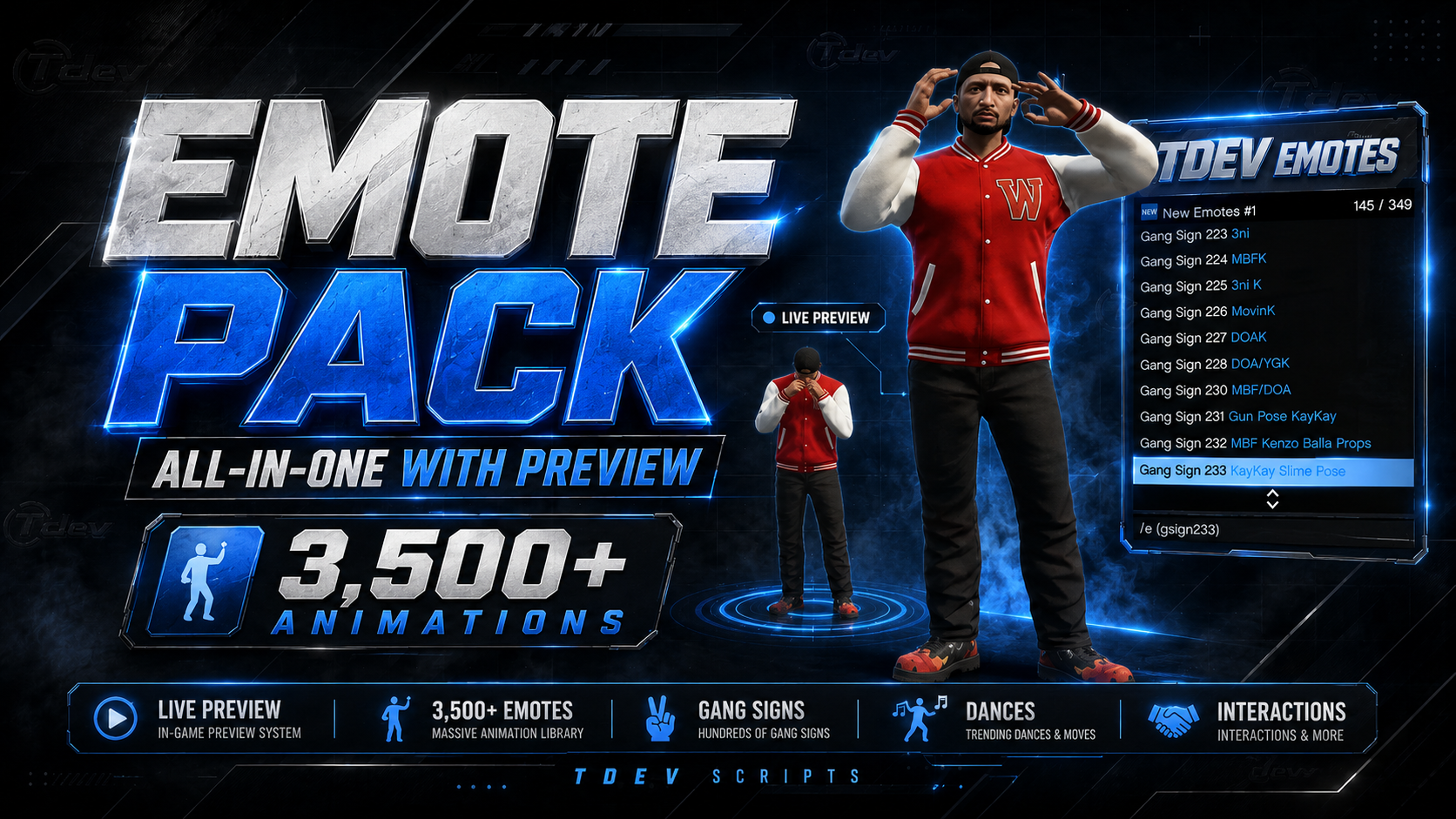 All-In-One Emote Pack  [+PREVIEW  SYSTEM]