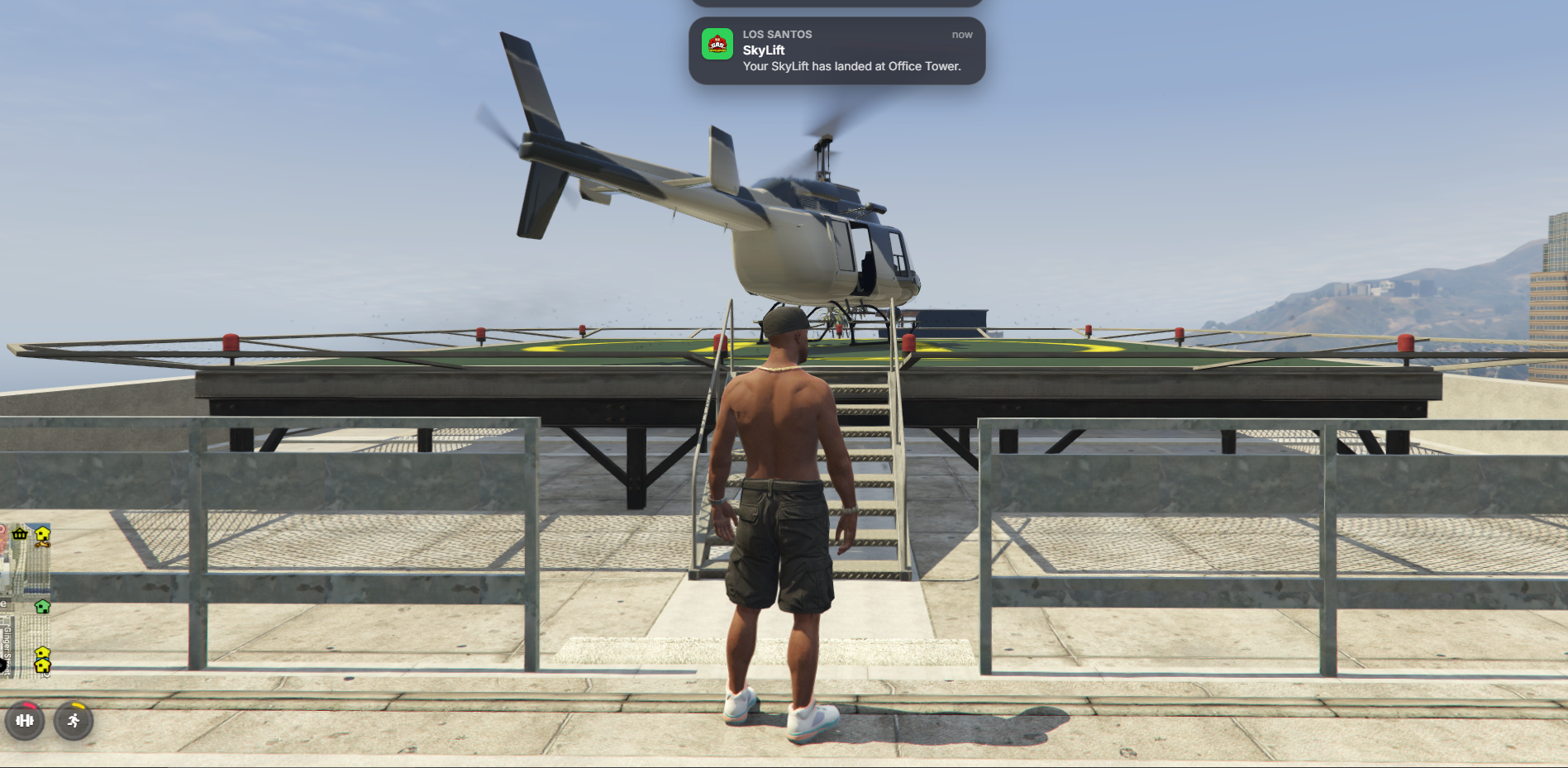 SkyLift — AI Helicopter Taxi for FiveM (Qbox)
