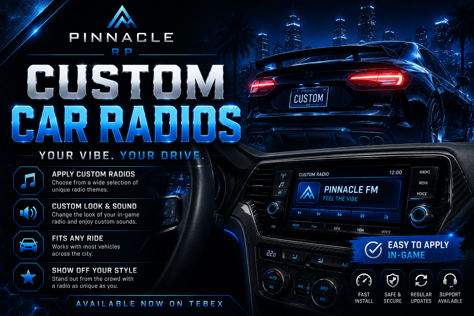 VIP Custom Car Radio