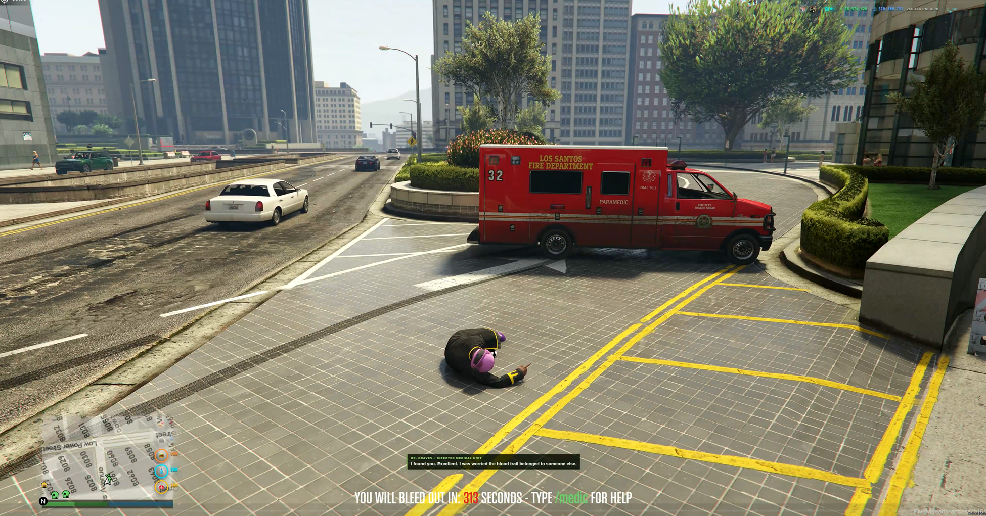 Zombie NPC Ambulance EMS Rescue | Medical Service | CPR | NPC Doctor