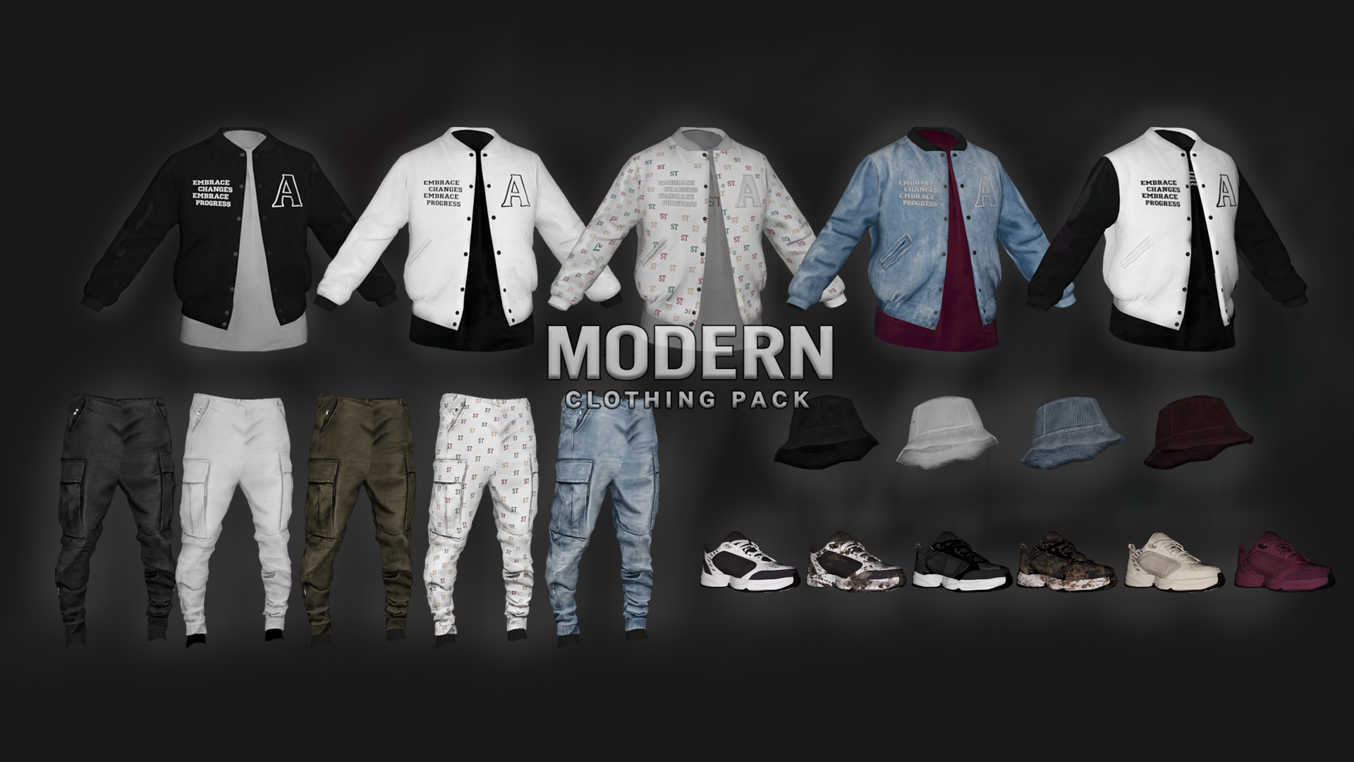 Modern Clothing Pack Vol.1