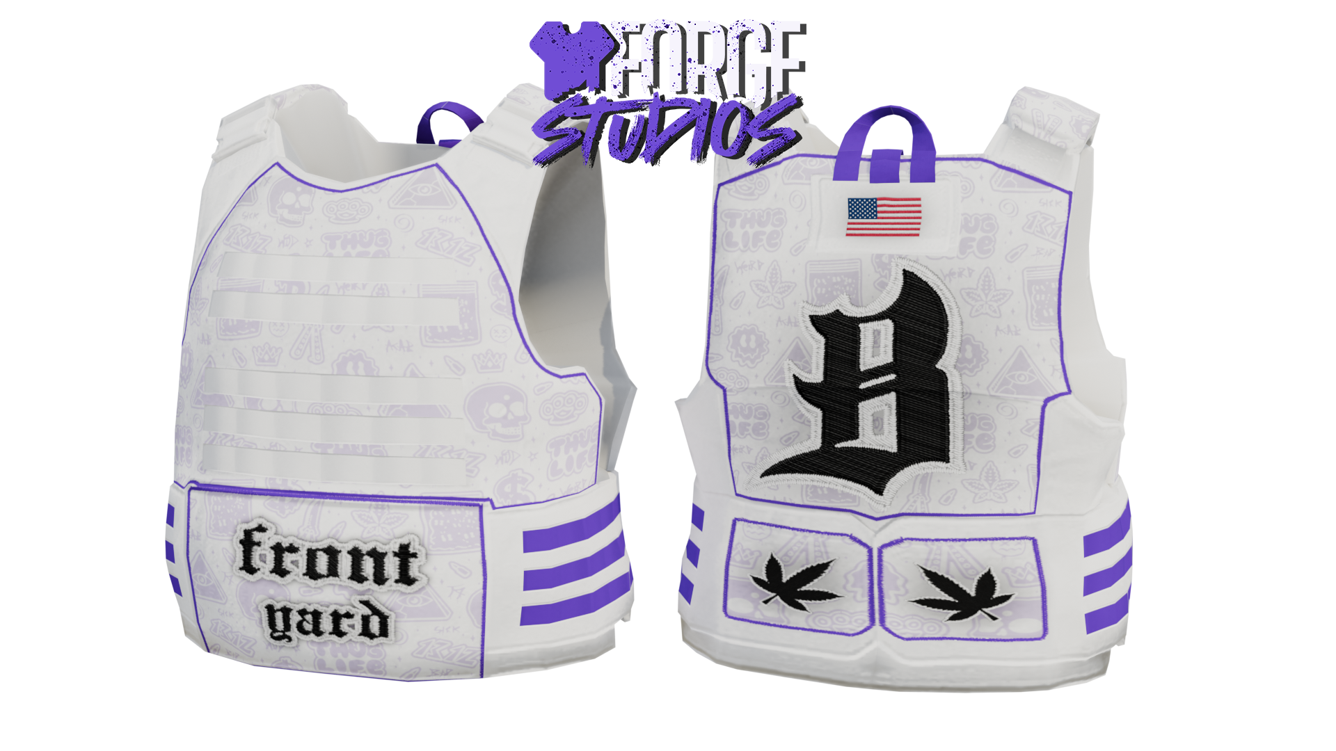 Ballas FiveM Clothing Packs (Faction) Pack — outfit preview 3