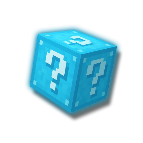 5 Hellblaue LuckyBlöcke
