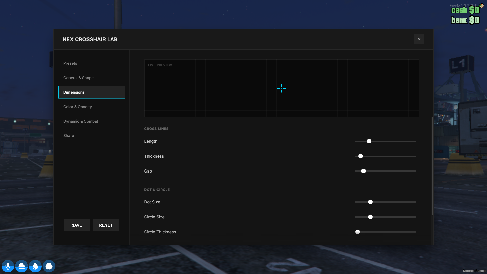 Nex Crosshair – Advanced Crosshair System by NexBlaine Scripts