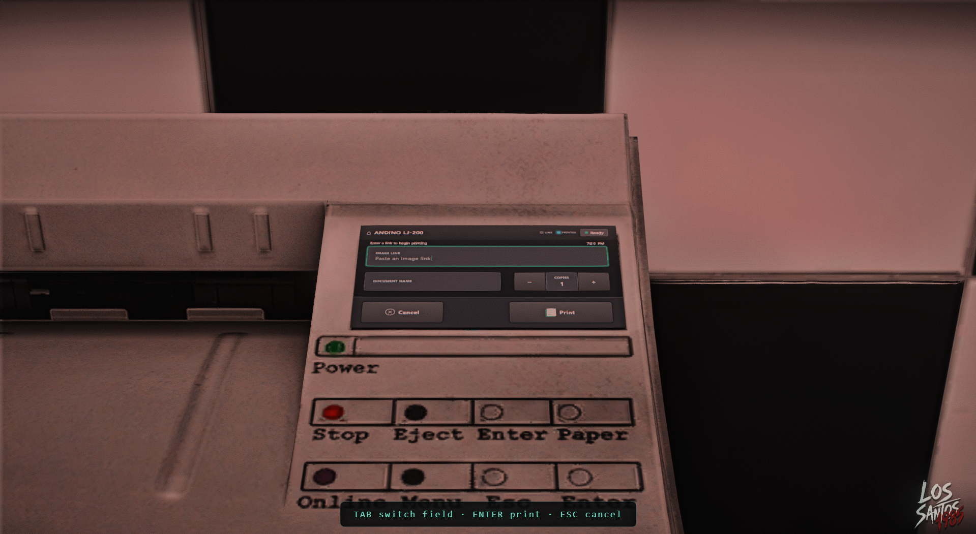 Andino Printer - FiveM's Most Immersive Printer Script
