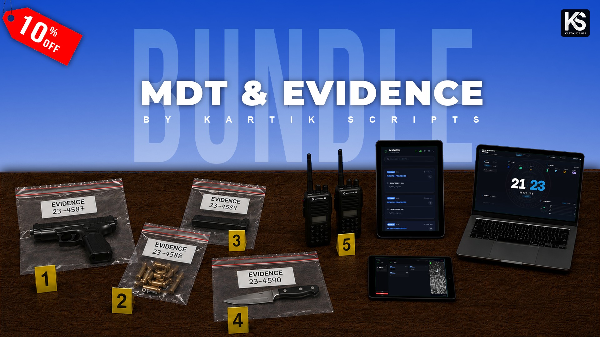 MDT & Dispatch + Evidence System Bundle