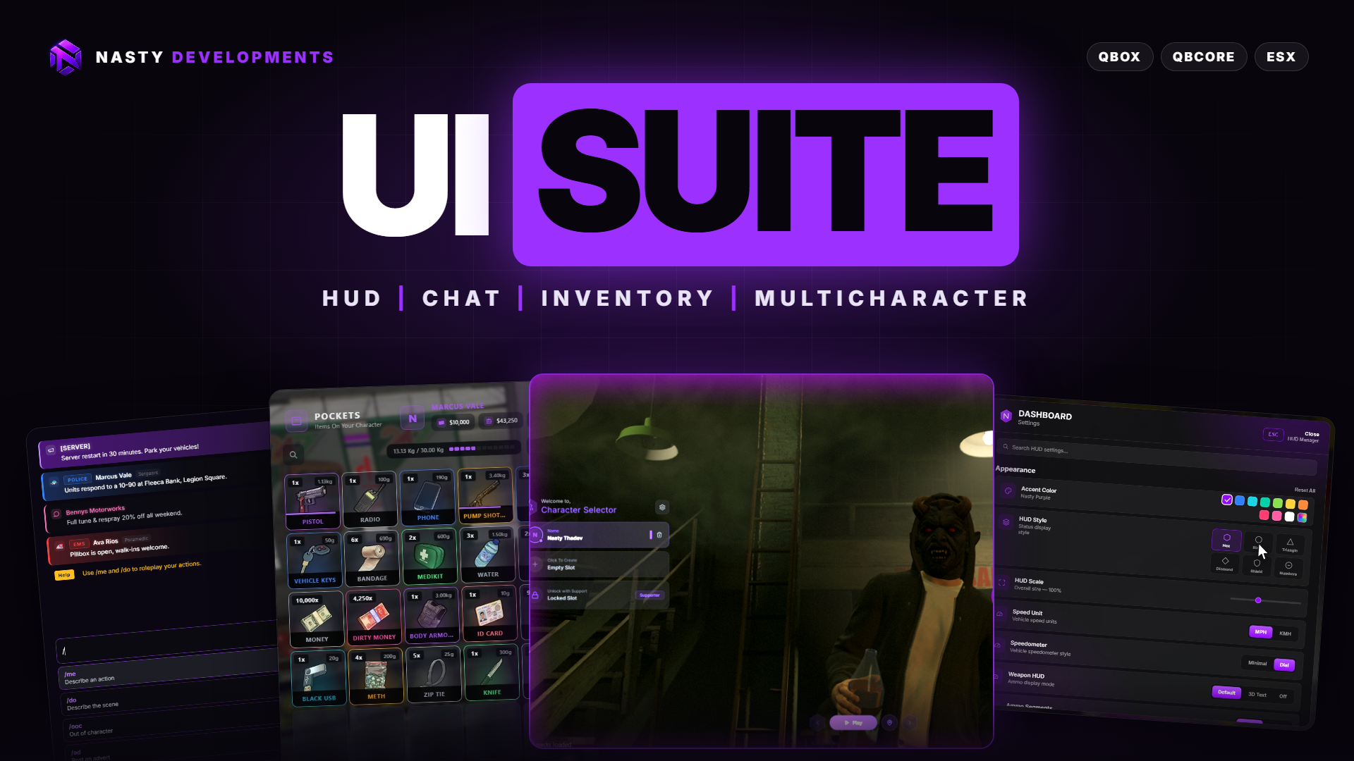 🎨 NASTY UI SUITE — One Look. Every Screen.