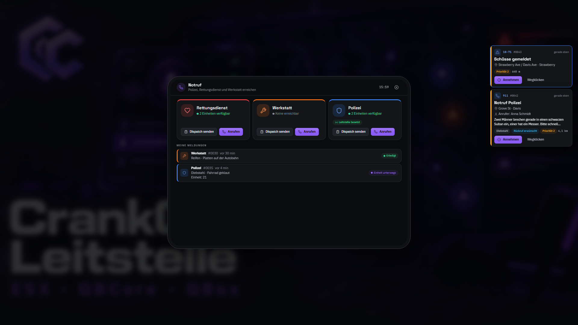 CrankChaos Leitstelle – Bild 4