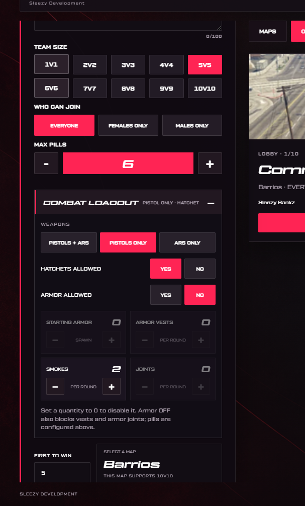 Sleezy Development • Advanced Wars System (ESX, QBCore, QBOX & Standalone)