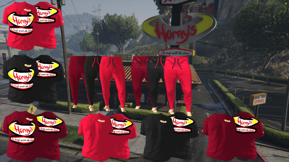 Hornys Tshirts (Male + Female)