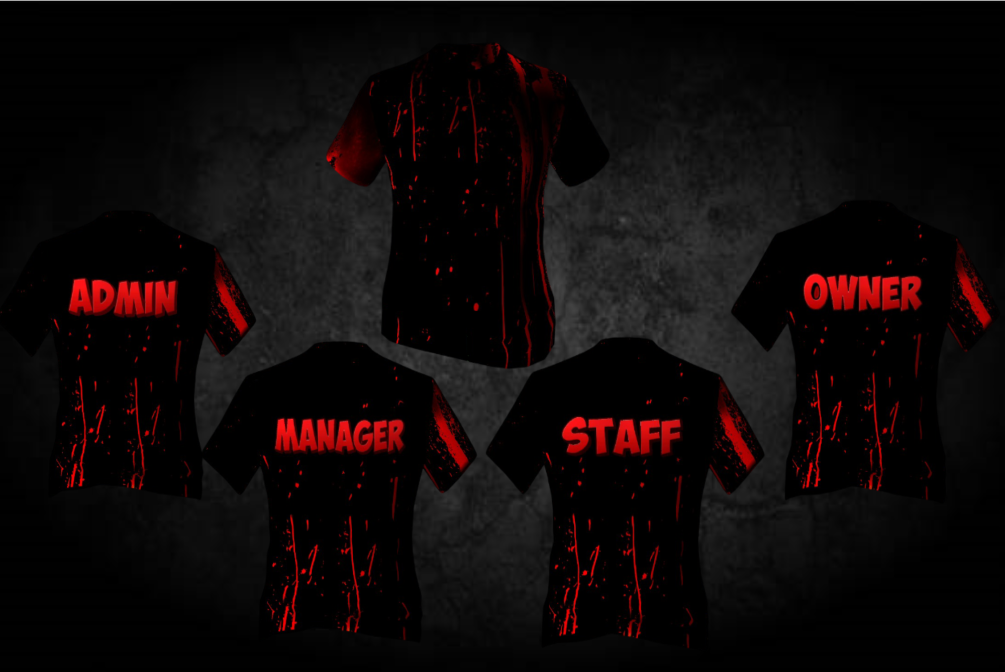⭐ [CLOTHING] Staff Team Elite Collection | High-End Custom T-Shirts