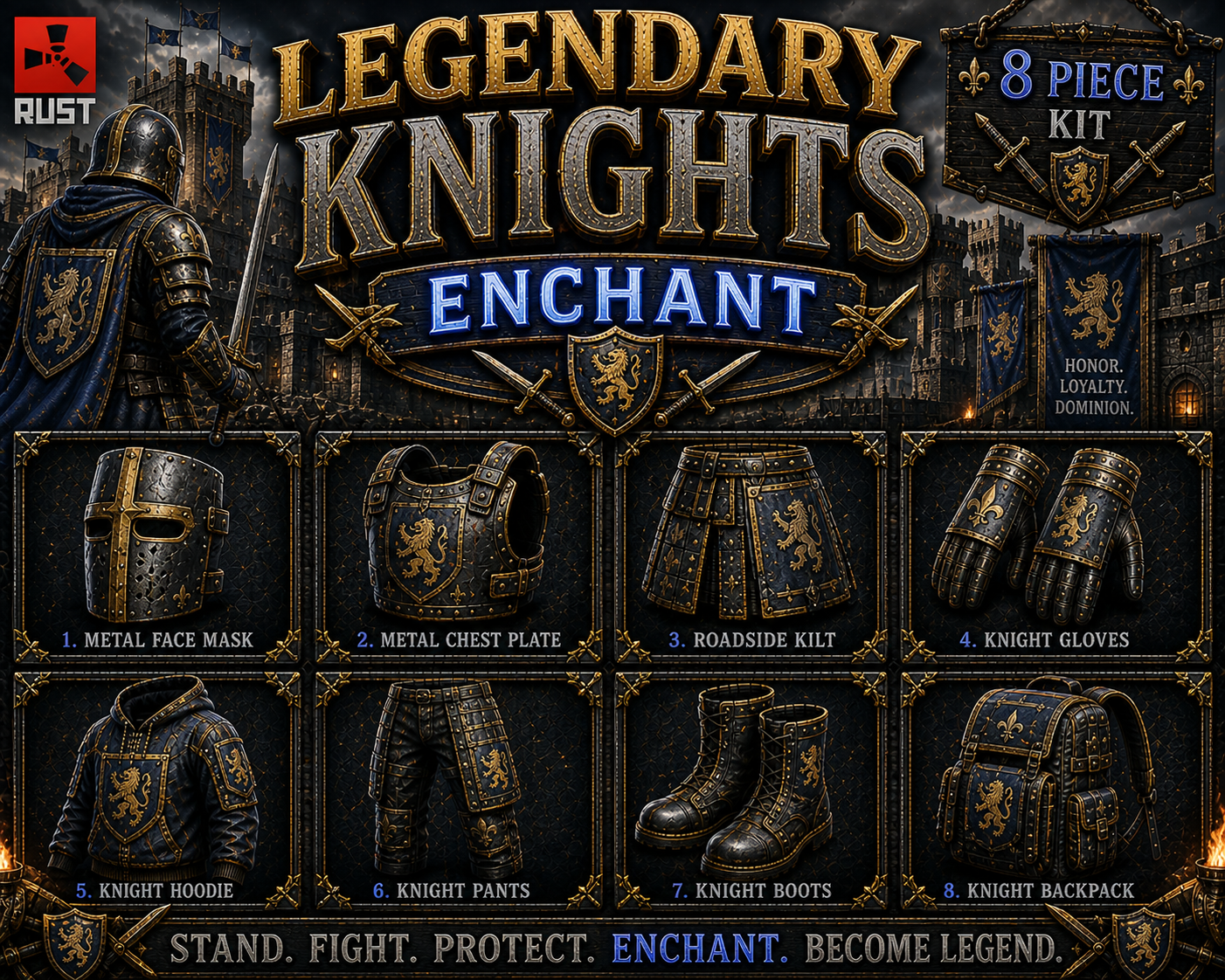 KNIGHTS  - Legendary Enchanted Set