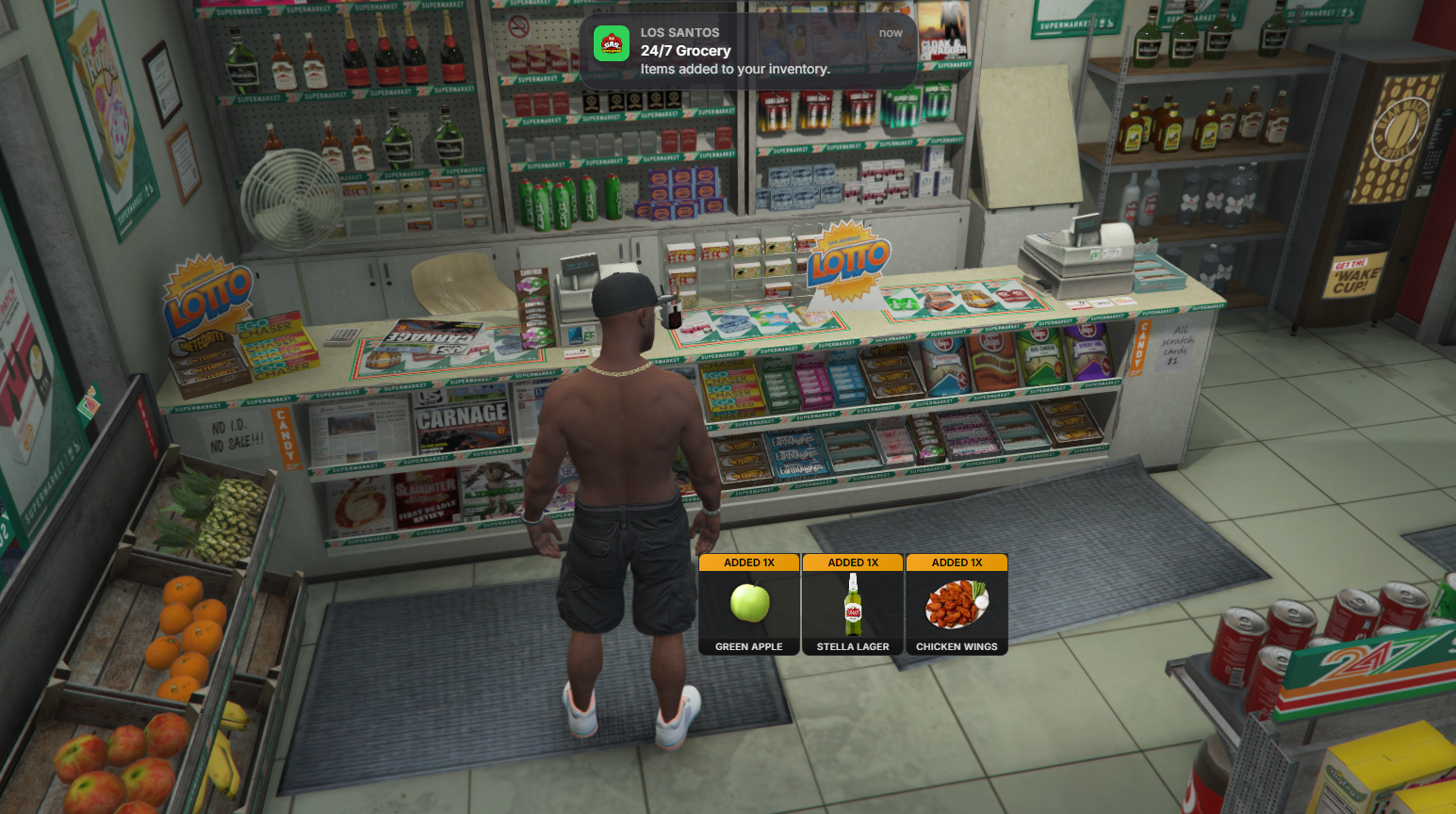 Grocery — 24/7 Supermarket with App-Style Shopping UI (Qbox / QBCore)