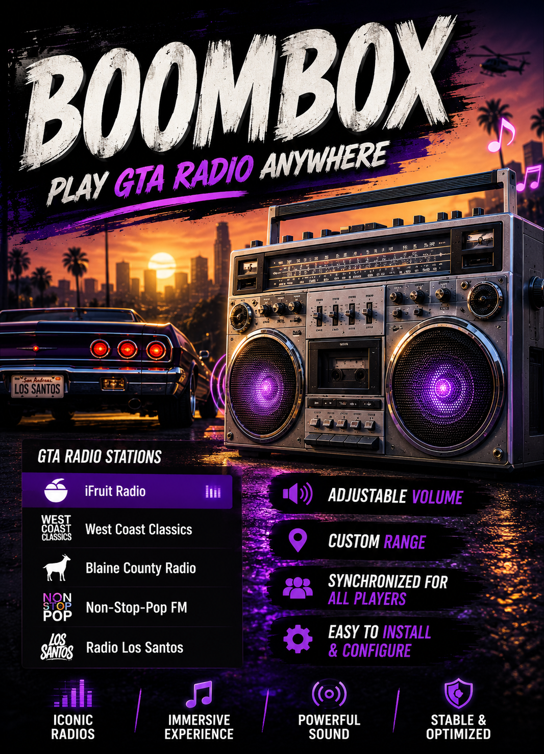 Boombox | Native GTA Radio