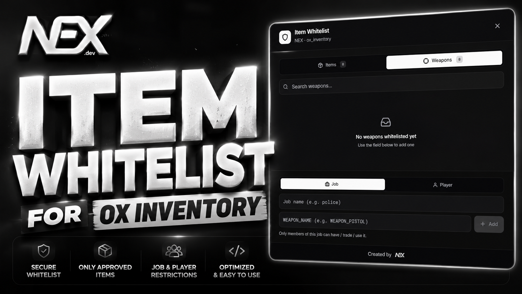 Item Whitelist System