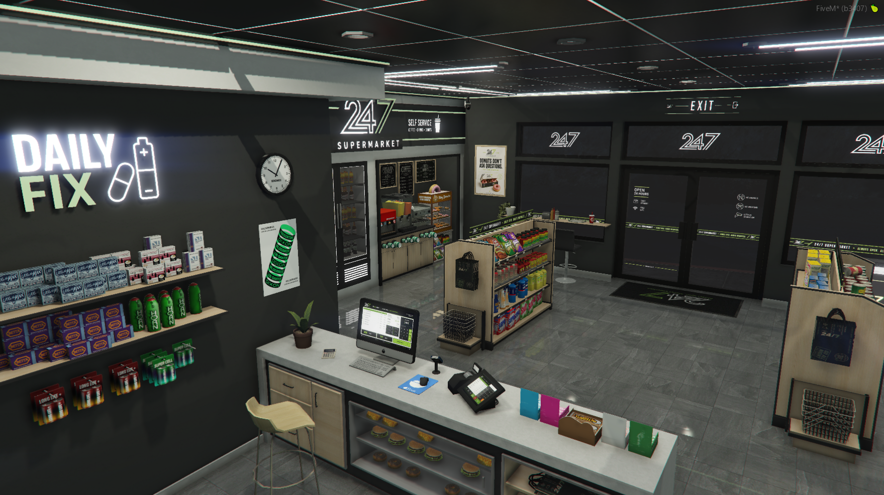 Modern 24/7 Supermarket