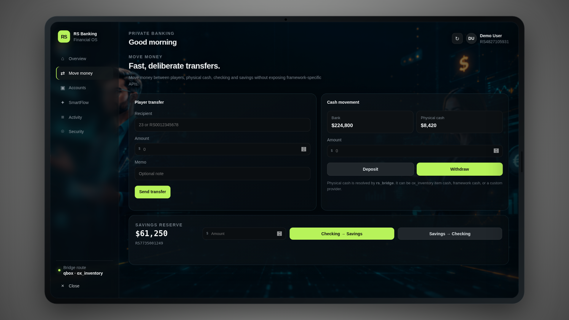 RS Banking | Full Source FiveM Complete Banking System