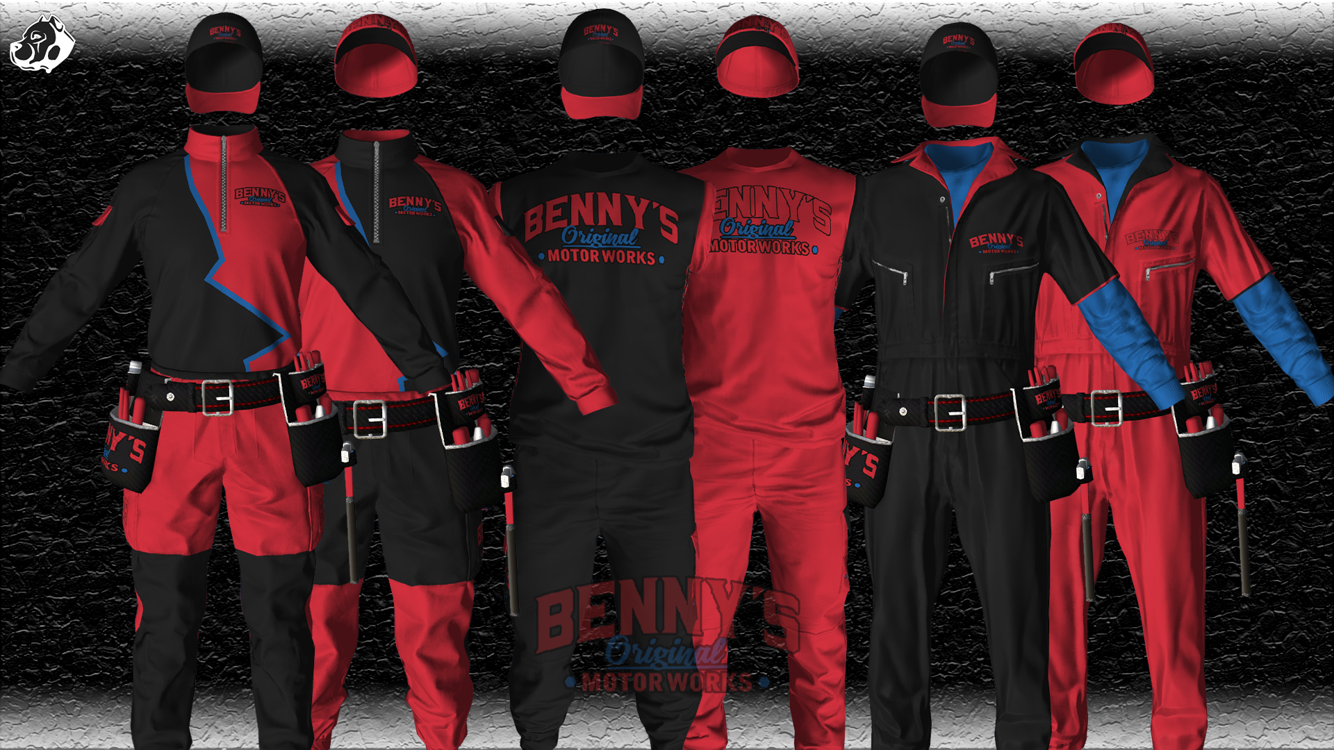 Benny's Customs Mech Bundle | Fivem Mechanic Clothing
