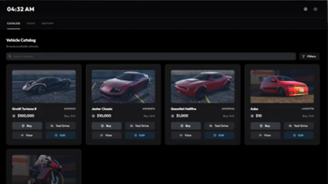 QBCORE Player Run Second Hand Dealership