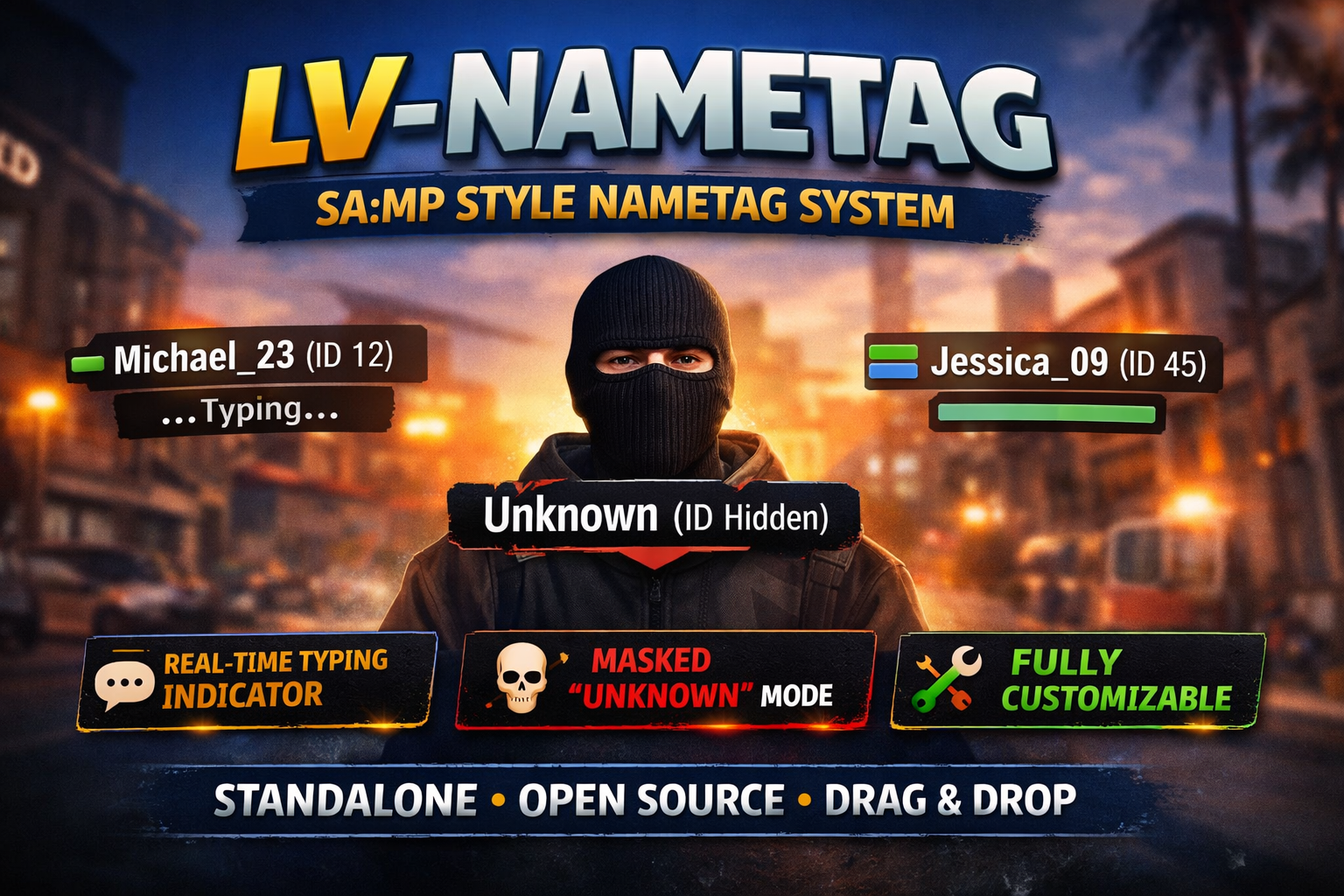LV-Nametag | SA:MP Style Nametag System
