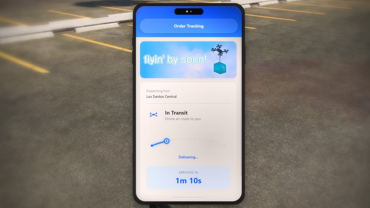 Drone Deliveries + Phone App