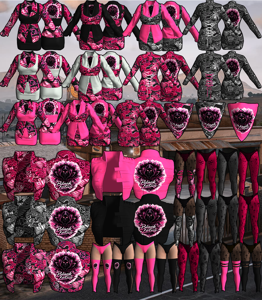 Black Lotus Female Bundle