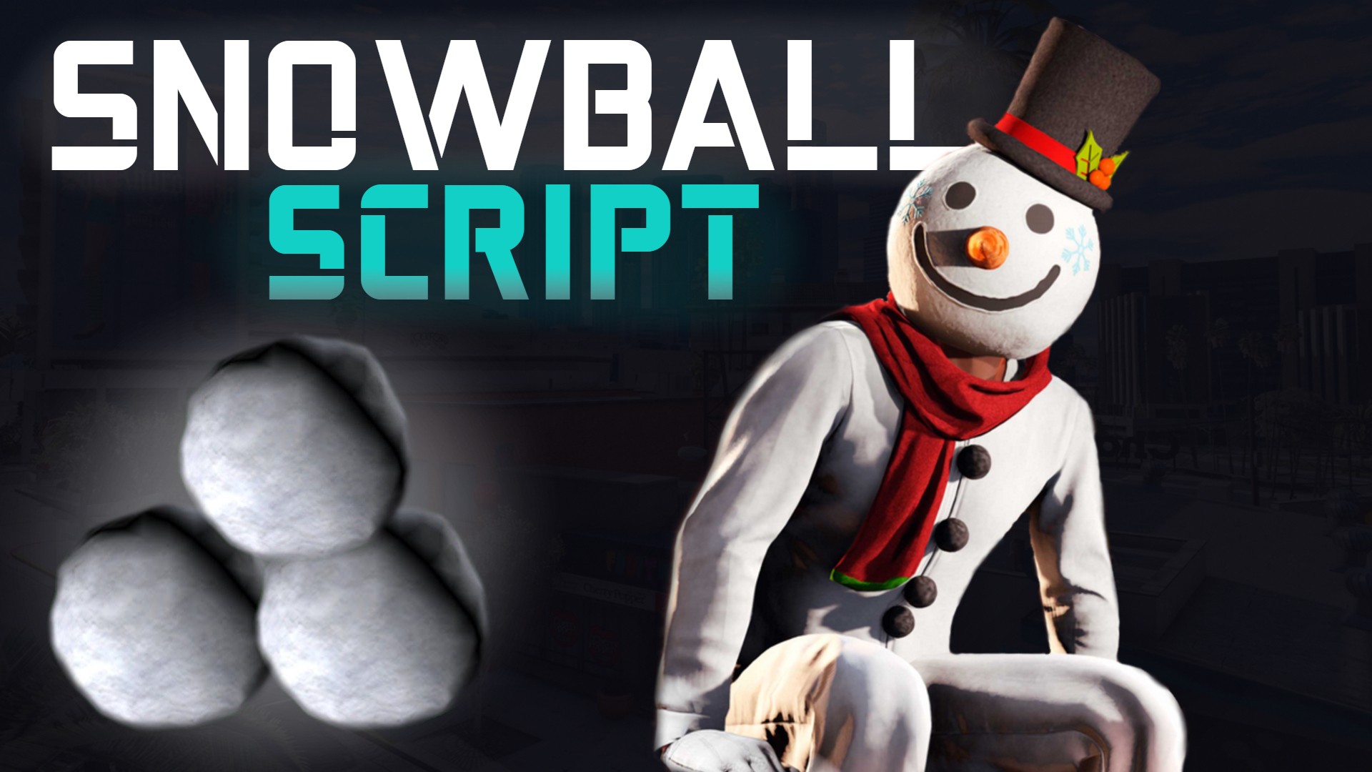 [ESX] FIVEM SNOWBALL SCRIPT |  FREE