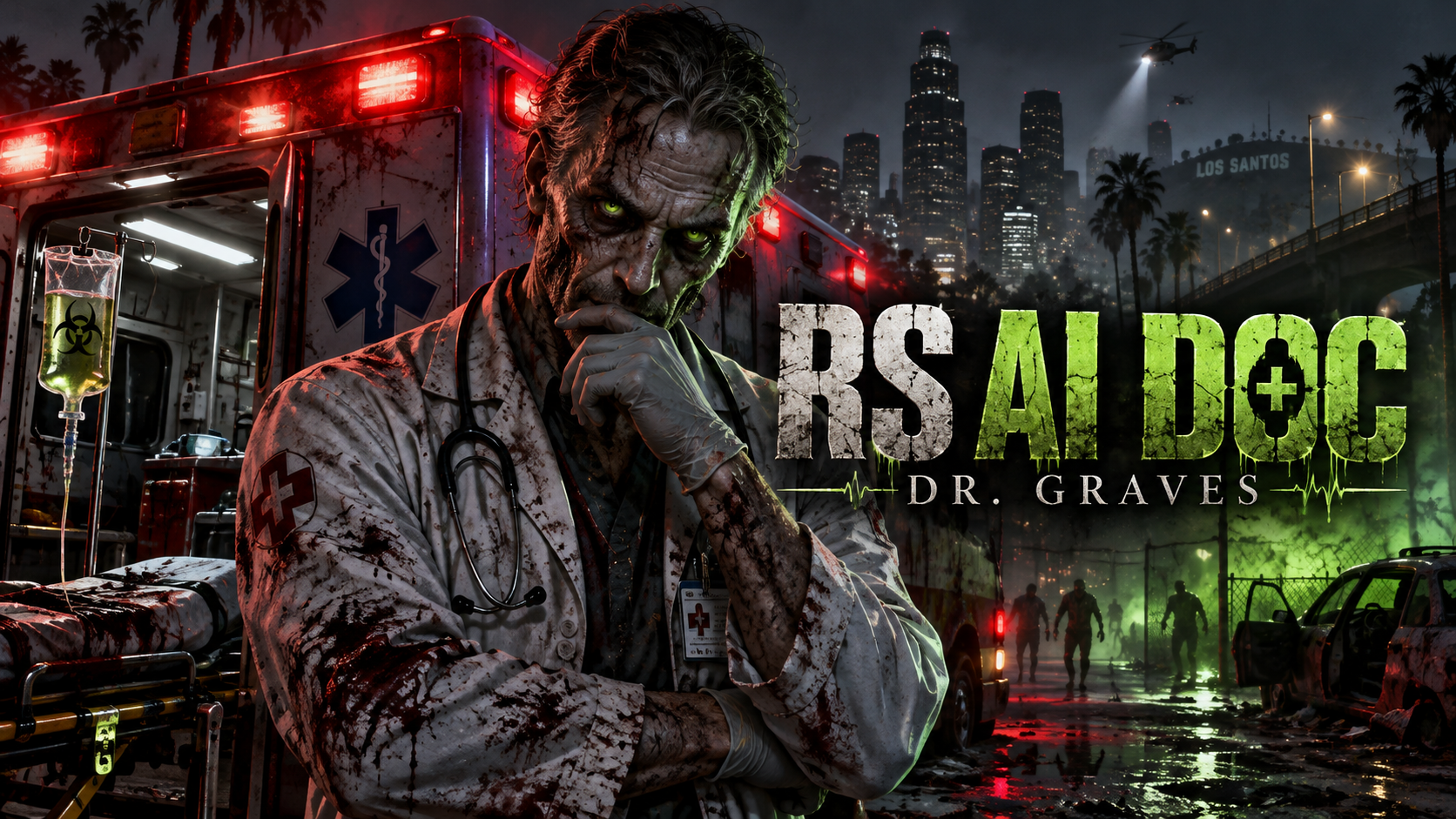 Zombie NPC Ambulance EMS Rescue | Medical Service | CPR | NPC Doctor